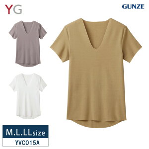 20%OFF GUNZE �O���[ YG �J�b�g�I�t V�l�b�N ���� �V���c �����Y �R�� �h�L M�EL�ELL�T�C�Y YVC015