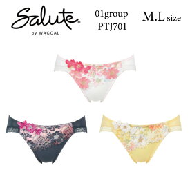 28%OFF ワコール Wacoal サルート salute 01グループ 01G BTJ401 ペア ハイレッグ ショーツ 下着 単品 レディース 女性 M・Lサイズ PTJ701