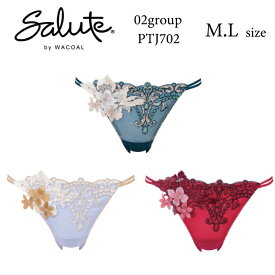 28%OFF ワコール Wacoal サルート salute 02グループ 02G BTJ402 ペア ハイレッグ ショーツ 下着 単品 レディース 女性 M・Lサイズ PTJ702