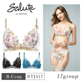 25%OFF ワコール Wacoal サルート salute 17グループ 17G VIVA LINE ブラ ビバライン 3/4カップブラジャー 下着 単品 レディース 女性 B・Cカップ BTJ417