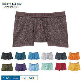 25%OFF ワコール wacoal メンズ BROS ブロス バイ ワコールメン レースボクサー ボクサーパンツ ロング丈 前閉じ S・M・Lサイズ GT3340 3bY