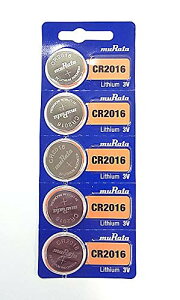 �����^�iMURATA) CR2016 ���`�E���d�r 3V 1�V�[�g�i5��