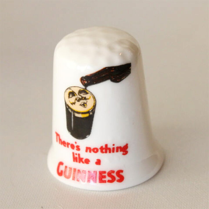 楽天市場 ギネス ビール Guinness Beer 泡で絵が書ける 顔 ロゴマーク イギリス アドバタイジング Advertising 広告 ポスター シンブル 指貫き ソーイング キルト パッチワーク コレクション アイテム 誕生日 ギフト プレゼント ヴィンテージ 02p09jan16 03p23jan16
