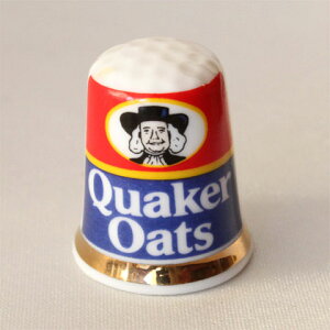 クエーカー オーツ Quaker Oatsアメリカ グラノーラ シリアル シンブル 指貫き イギリス アドバタイジング ADVERTISING 広告