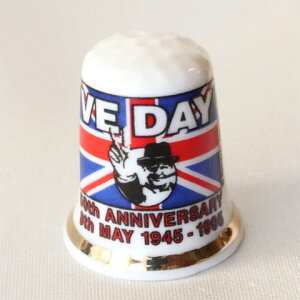 VE DAY ���[���b�p�폟�L�O�� 50���NVEDAY 50th ANNIVERSARY 8th MAY 1945-1995 Victory in Europe Day��񎟐��E��� �h�C�c�~�� �`���[�`�� V�T�C���V���u�� �w�т� P19Jul15