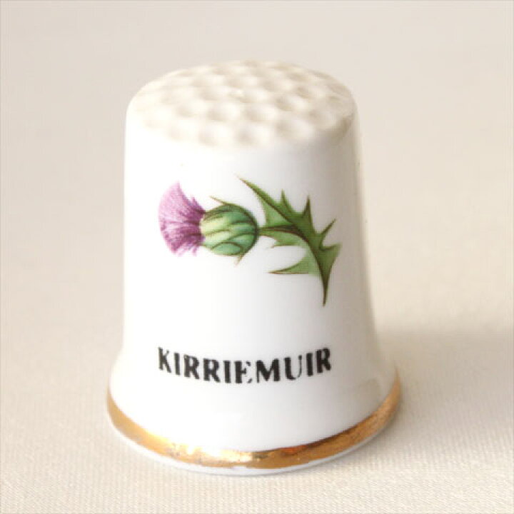 楽天市場 アザミ スコットランドの花 バルモラル シスル Balmoral Thistle キリミュア Kirriemuir プレースネーム シンブル 指貫き ソーイング コレクション アイテム 誕生日 ギフト プレゼント 中古 02p29aug16 02p03sep16 02paug16 532p14aug16 メイ