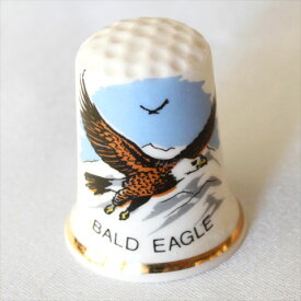 ボールド イーグル Bald Eagle ハクトウワシ バード 鳥 シンブル 指貫き ソーイング コレクション アイテム プレゼント 02P05Oct15