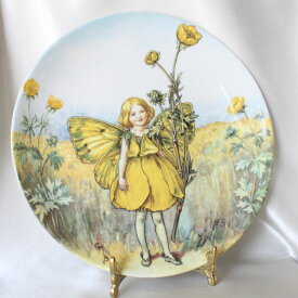 1996年 Wedgwood バターカップ フェアリー Buttercup Fairy 花の妖精が可愛らしいフラワー フェアリー 絵皿 シシリー メアリー バーカー イギリス ウォールプレート ウェッジウッド 飾り皿 プレゼント ギフト 【smtb-f】 【中古】 【送料無料】 02P05Oct15