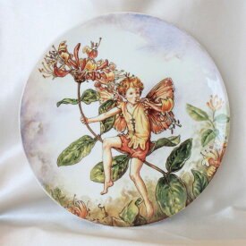 1996年 Wedgwood ハニーサックル フェアリー Honeysuckle Fairy スイカズラ 花の妖精が可愛らしいフラワー フェアリー 絵皿 シシリー メアリー バーカー イギリス ウォールプレート ウェッジウッド 飾り皿 プレゼント ギフト 【中古】 【送料無料】 02P05Oct15