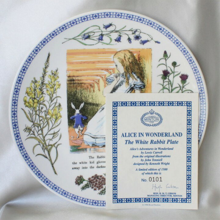 楽天市場】MINTON ルイス キャロル 不思議の国のアリス Alice in 