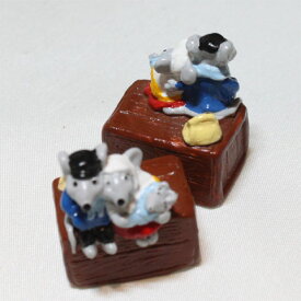 引っ越しをするネズミ MICE ON THE MOVE マウスの親子 ピューター Pewter ヘアルーム エディション HEIRLOOM EDITIONS シンブル 指貫き ソーイング キルト パッチワーク コレクション アイテム 誕生日 ギフト プレゼント