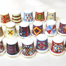 TCC ゲーベル GOEBEL パッチワーク キルト シンブル コレクション 1986年発行 デザイン パターン 指貫き ソーイング アイテム 【送料無料】 　【中古】