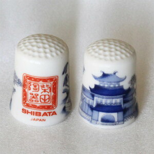 Vo^ ēc Shibata Porcelain @ Hallmark of WGPH E̖q z[}[N@t@Ng[}[N TCC Vu RN^[Y Nu wʂ The Hallmarked Thimbles of the World's Great Porcelain Houses y