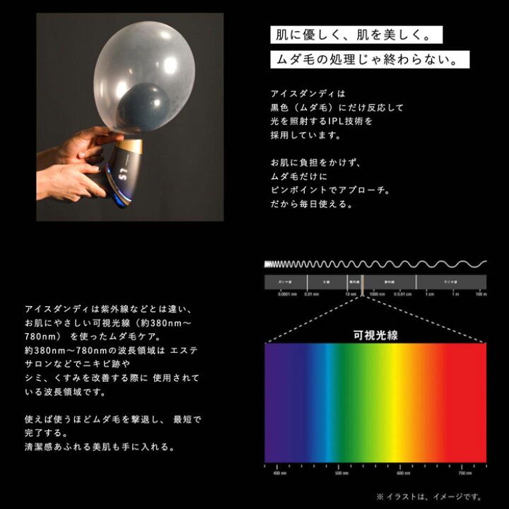 楽天市場】【おまけ付】 アイスダンディ 脱毛器 家庭用光美容器 SKB 