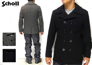 Schott[�V���b�g] 753US PEA COAT 24oz/�s�[�R�[�g/7118/���������ySchott�z�y�V���b�g�z