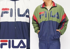 スーパーセール 50%OFF FILA[フィラ]ヘリテージ 撥水加工 ジップアップ ナイロンジャケット/FM9459/送料無料【FILAから新作ナイロンジャケットが登場!!】