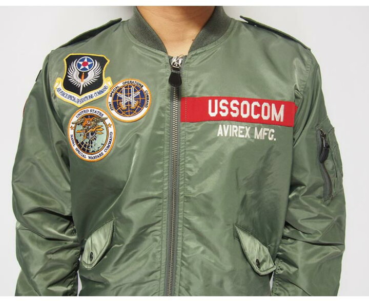 楽天市場】AVIREX[アヴィレックス] L-2 USSOCOM フライト ジャケット 