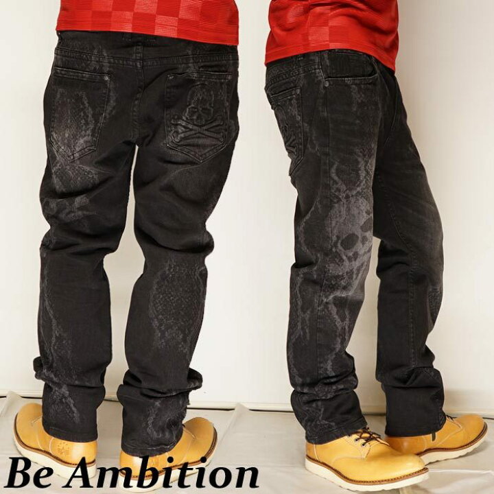 楽天市場】Be Ambition ビーアンビション スカル＆パイソン柄 プリント 