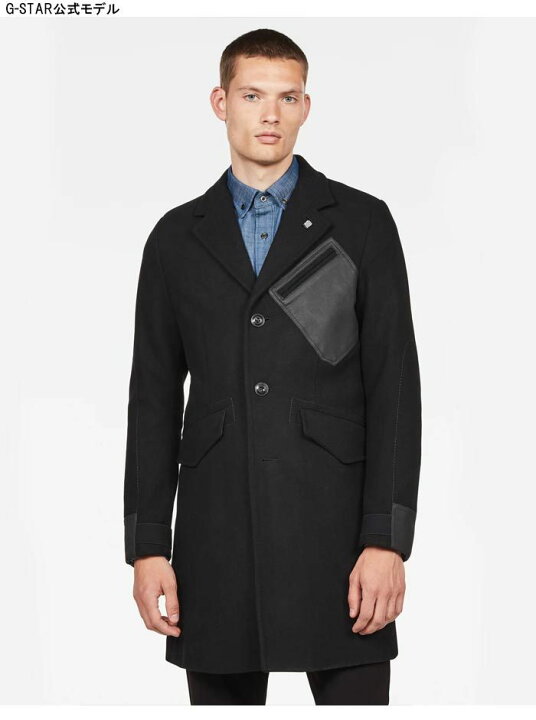 楽天市場】ジースター ロウ G-STAR RAW Varve Wool Coat ウール コート 