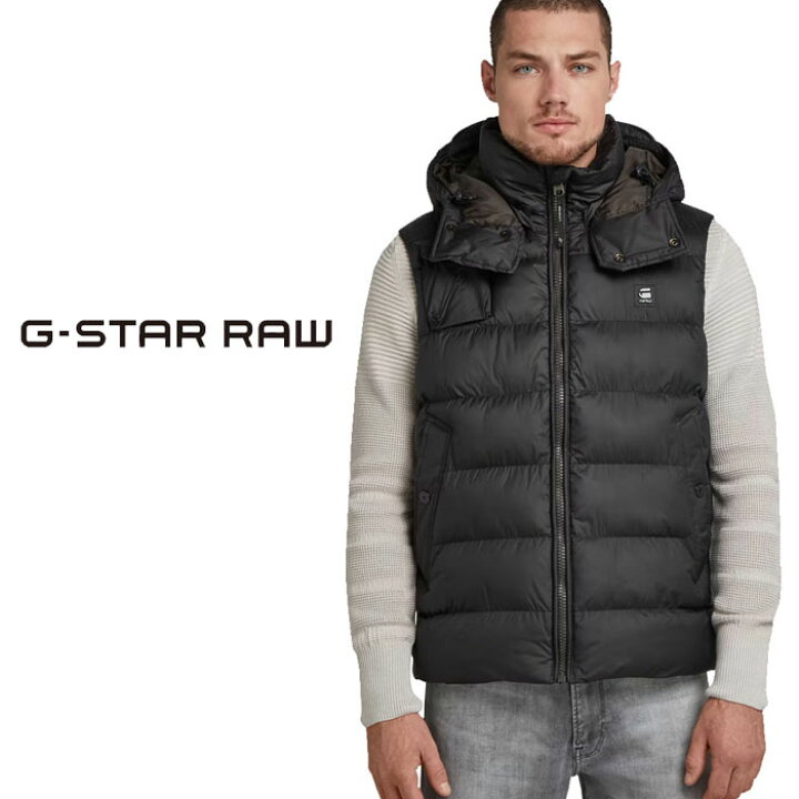 楽天市場】ジースター ロウ G-STAR RAW ベスト アウター メンズ G 