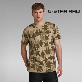 ジースター ロウ G-STAR RAW Tシャツ 半袖 メンズ ARROW CAMO LOOSE T-SHIRT D21191-C334 送料無料【ジースターから新作Tシャツが登場!!】