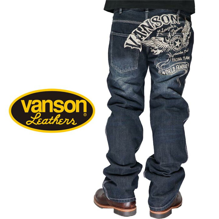 楽天市場】バンソン VANSON ジーンズ デニム メンズ スターウイング 
