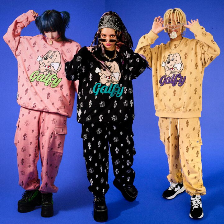 楽天市場】GALFY ガルフィー セットアップ メンズ レディース 紋々 犬 