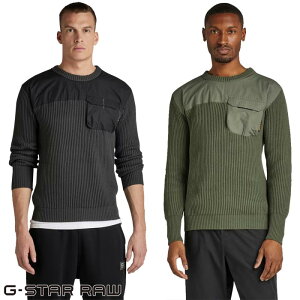 �W�[�X�^�[ ���E G-STAR RAW �j�b�g �Z�[�^�[ �����Y ���f�B�[�X ���j�Z�b�N�X UNISEX ARMY KNIT D21955-C868 ���������y�W�[�X�^�[����V��j�b�g�Z�[�^�[���o��!!�z