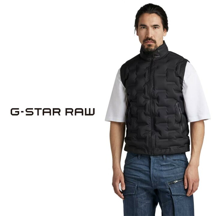 楽天市場】ジースター ロウ G-STAR RAW ベスト アウター メンズ 3D 