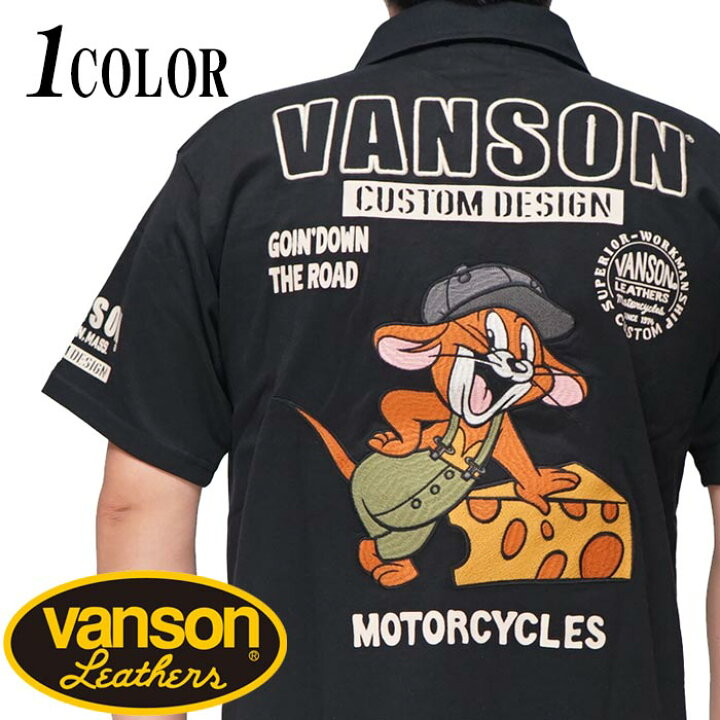 楽天市場】VANSON バンソン トムとジェリー コラボ ポロシャツ 半袖 