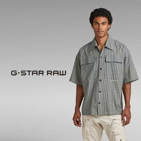 ジースター ロウ G-STAR RAW シャツ 半袖 メンズ 2 POCKET BOXY SHIRT D22951-D322 送料無料【ジースターから新作Tシャツが登場!!】