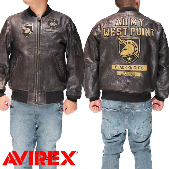 楽天市場】スーパーセール 10%OFF AVIREX アヴィレックス レザー ラム  