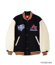 《AVIREX × MLB》STADIUM JACKET SUBWAY SERIES スタジアム ジャケット サブウェイシリーズ (アビレックス アヴィレックス) スタジャン メンズ 男性 783-3252050 送料無料