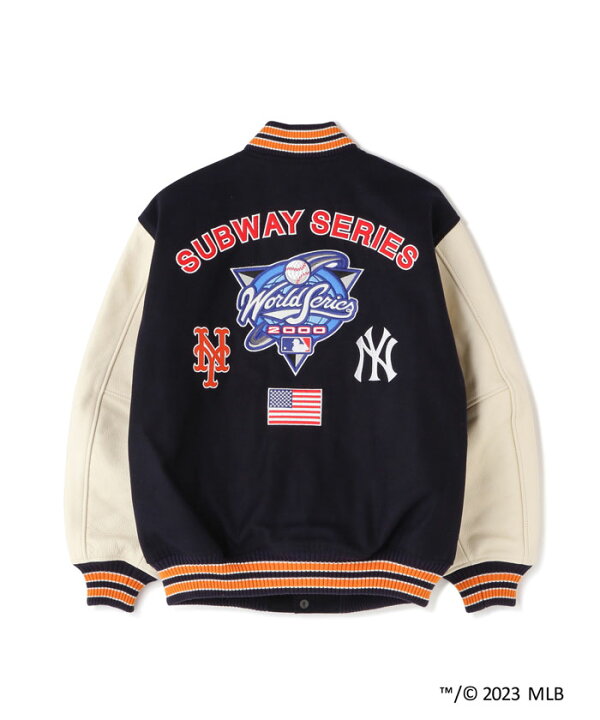楽天市場】スーパーセール 《AVIREX × MLB》STADIUM JACKET SUBWAY  