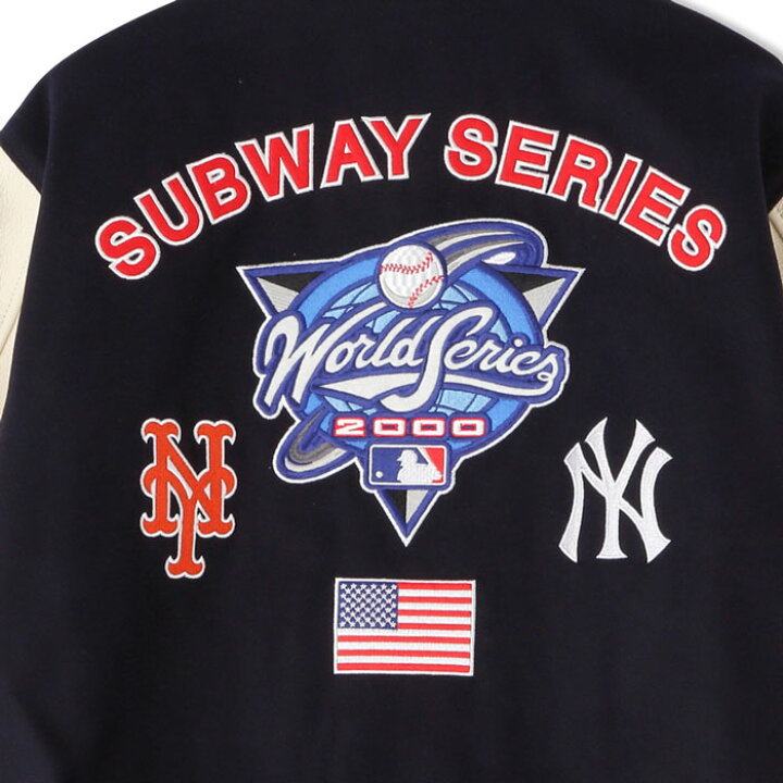 楽天市場】スーパーセール 《AVIREX × MLB》STADIUM JACKET SUBWAY 