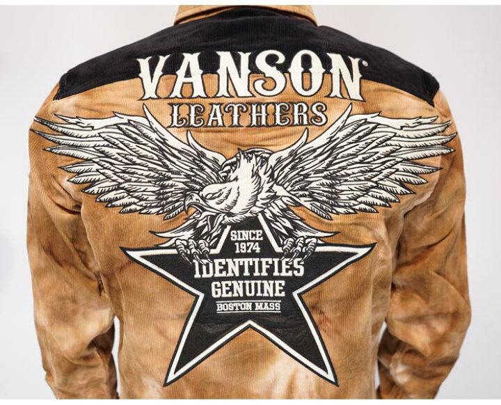 楽天市場】VANSON バンソン 長袖 シャツ イーグル ワンスター  