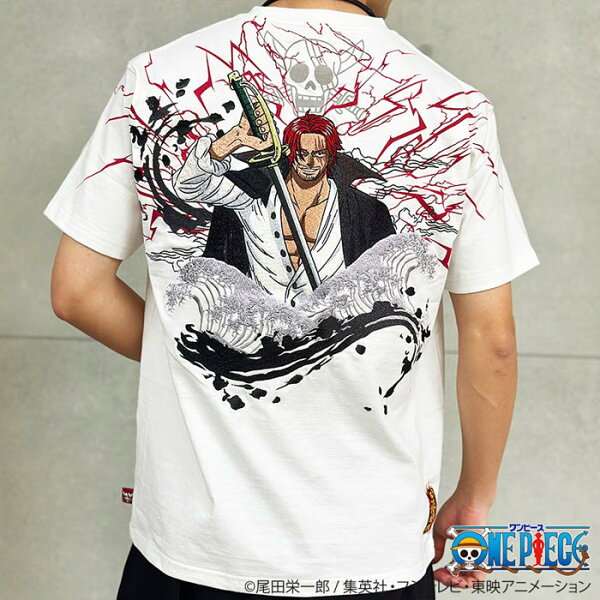 ONE PIECE× 絡繰魂 【シャンクス】赤髪のシャンクスTee 送料無料