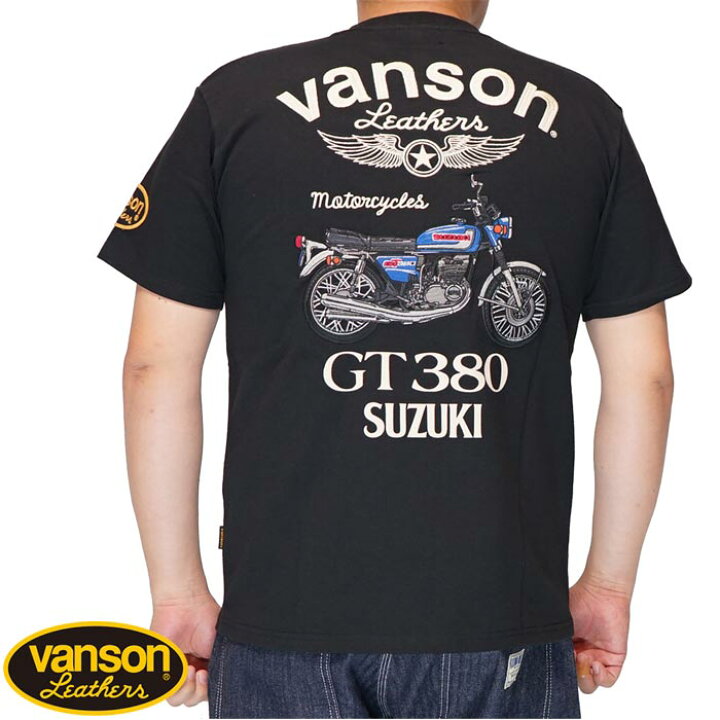 楽天市場】VANSON バンソン スズキ SUZUKI コラボ Tシャツ 半袖 メンズ 