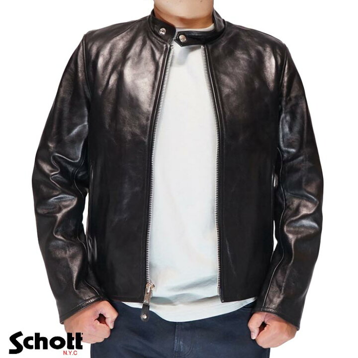楽天市場】Schott(ショット) レザー ジャケット 70S シングル 