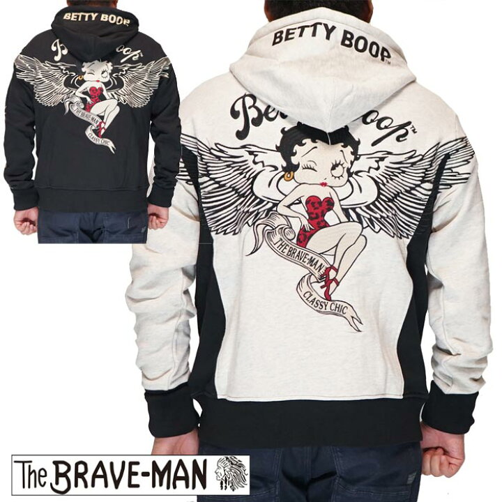楽天市場】ブレイブマン THE BRAVEMAN ベティブープ コラボ パーカー 
