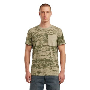 �W�[�X�^�[ ���E G-STAR RAW T�V���c ���� �����YShadow Woven Camo Pocket T-Shirt D26048-E041 ��������