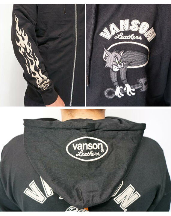 楽天市場】VANSON バンソン トムとジェリー コラボ パーカー メンズ