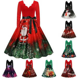 s[X [X NX}XhX VlbN  ϑgs[X fB[XNX}Xf RXvhX T^N[X10FChristmas dressRXvߑ ϐg _XEF