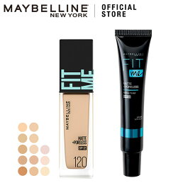 ファンデーション 【メイベリン 公式】 フィットミー リキッド ファンデーション R × フィットミー プライマー 01(30ml)【メイベリン】 maybelline 送料無料