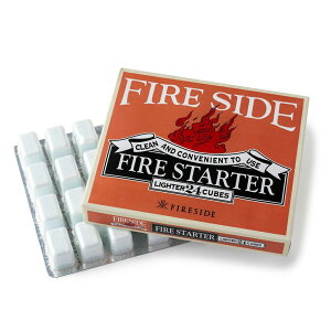 ファイヤーサイド ドラゴン着火剤 24個入 キューブ 焚き火 BBQ 薪ストーブ キャンプ アウトドア