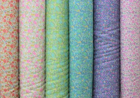 ダブルガーゼ 生地 花柄 フラワー 小花 マスク ベビー用品 綿100%【50cm以上10cm単位での販売】