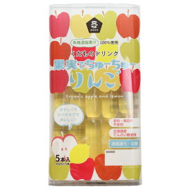 【3袋セット】ムソー　果実でちゅーちゅー・りんご　45ml×5本 【全国一律送料無料】【メール便　ポスト投函】