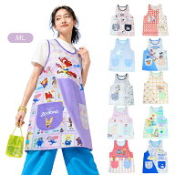保育士エプロン ミッフィー 新作 M L 保育士エプロン プリント かわいい ギフト ミッフィ 動物 2つボタン…