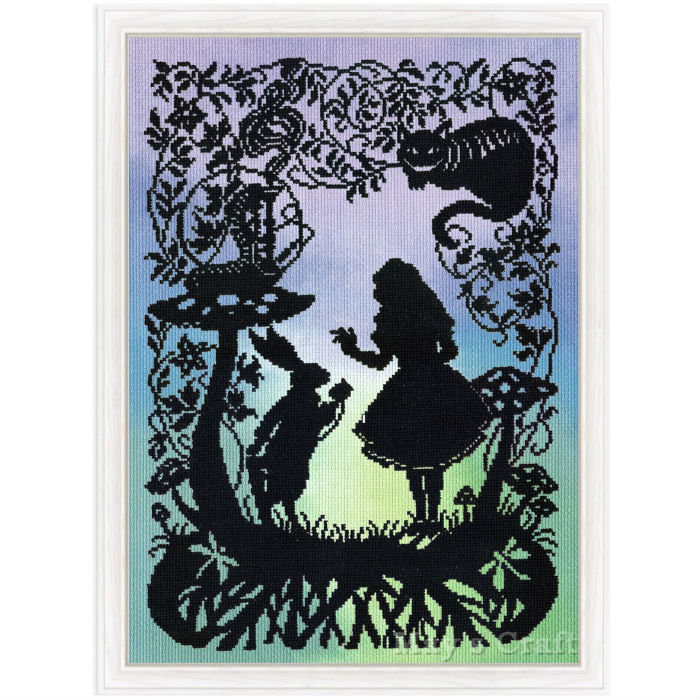 お部屋のインテリアに クロスステッチ 刺繍キット 不思議の国のアリス Bothy Threads Alice In Wonderland キャラクター 日本語解説付き