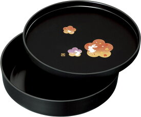 紀州塗 花舞うさぎ 盆付菓子器 2205029